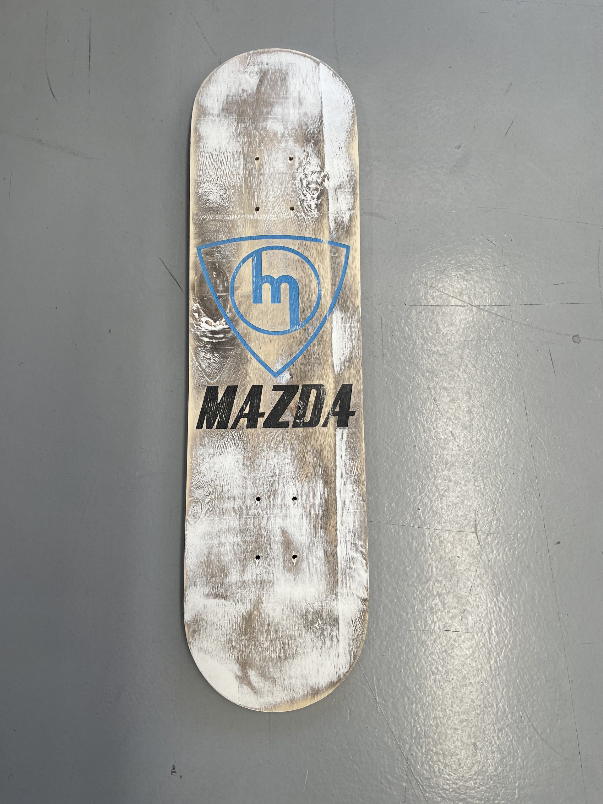 Mazda Skate Deck - Blue / Black Logo