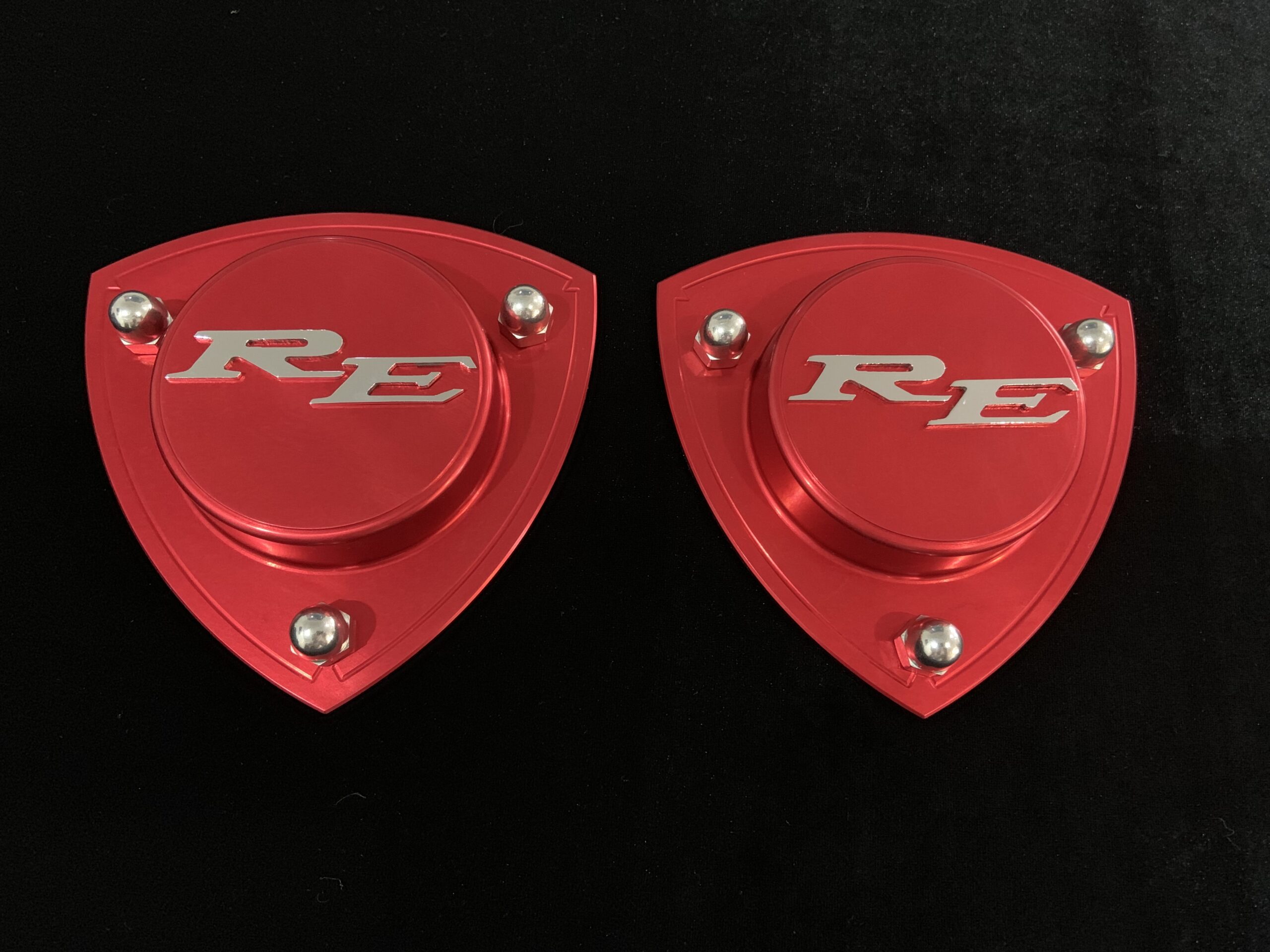 Mazda Rx2 Billet Red Strut Top - RE