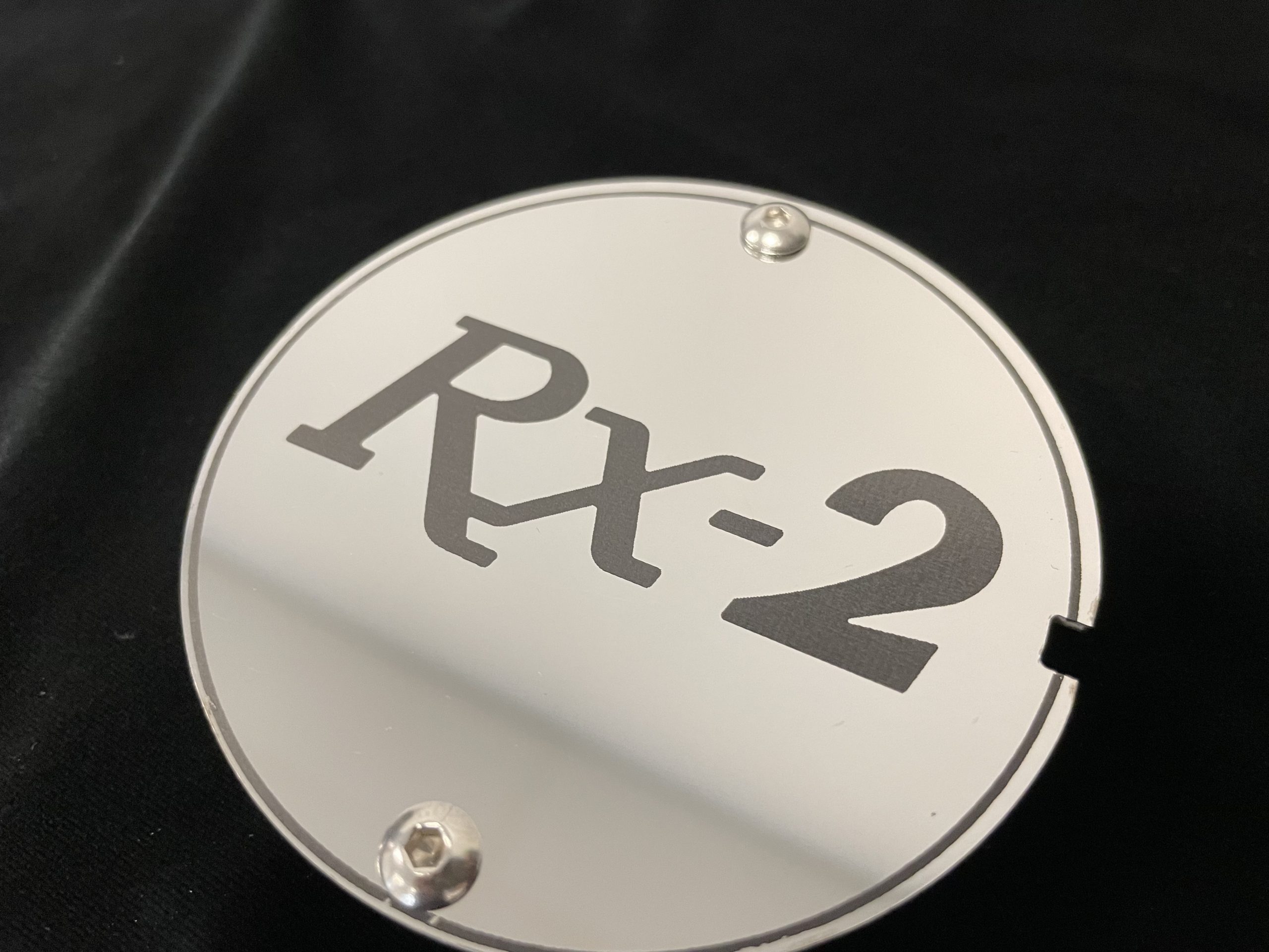 CAS Cover - Rx2 Logo Polished Stainless