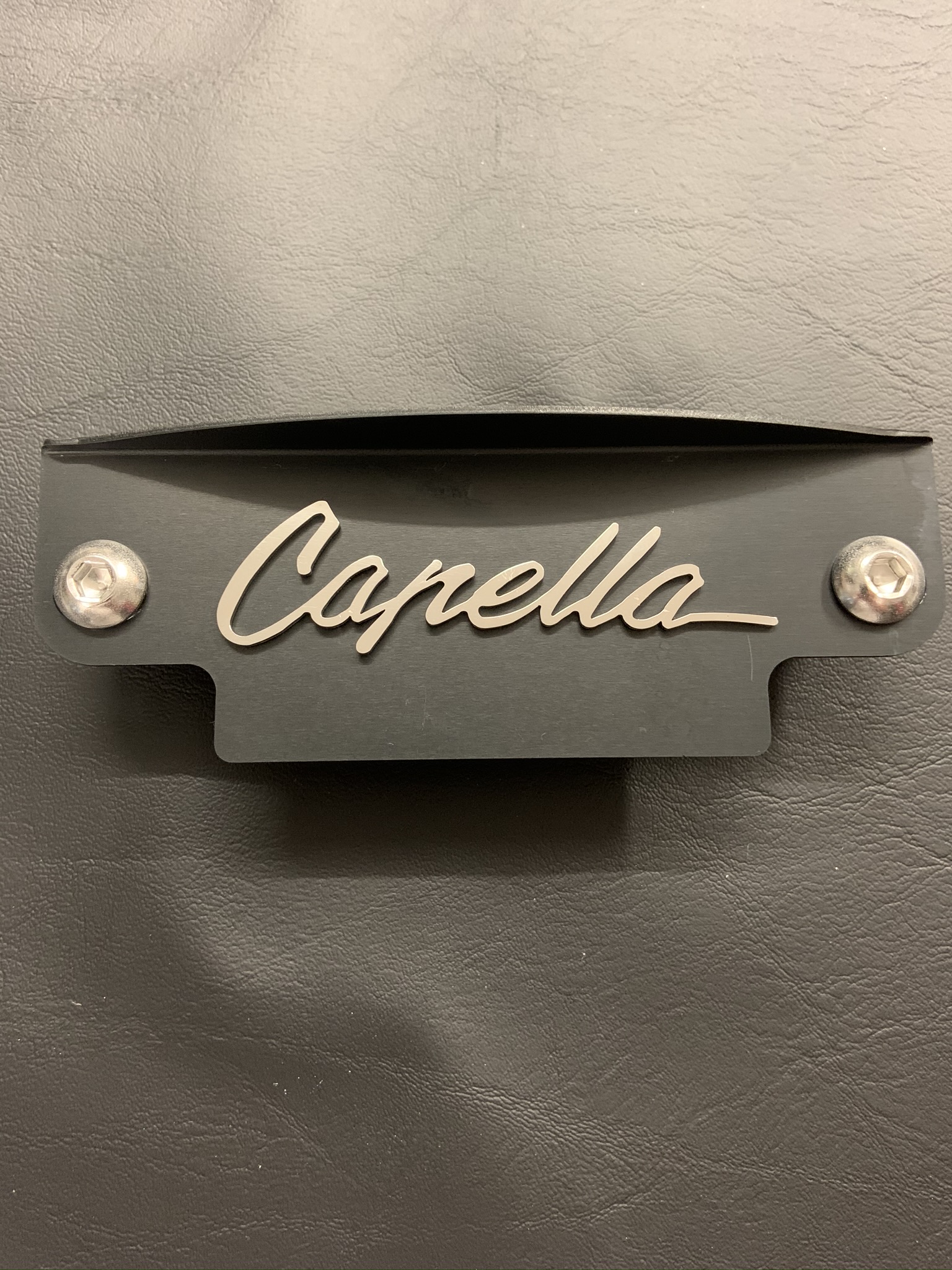 12a/13b Black Flywheel Cover - Polished CAPELLA