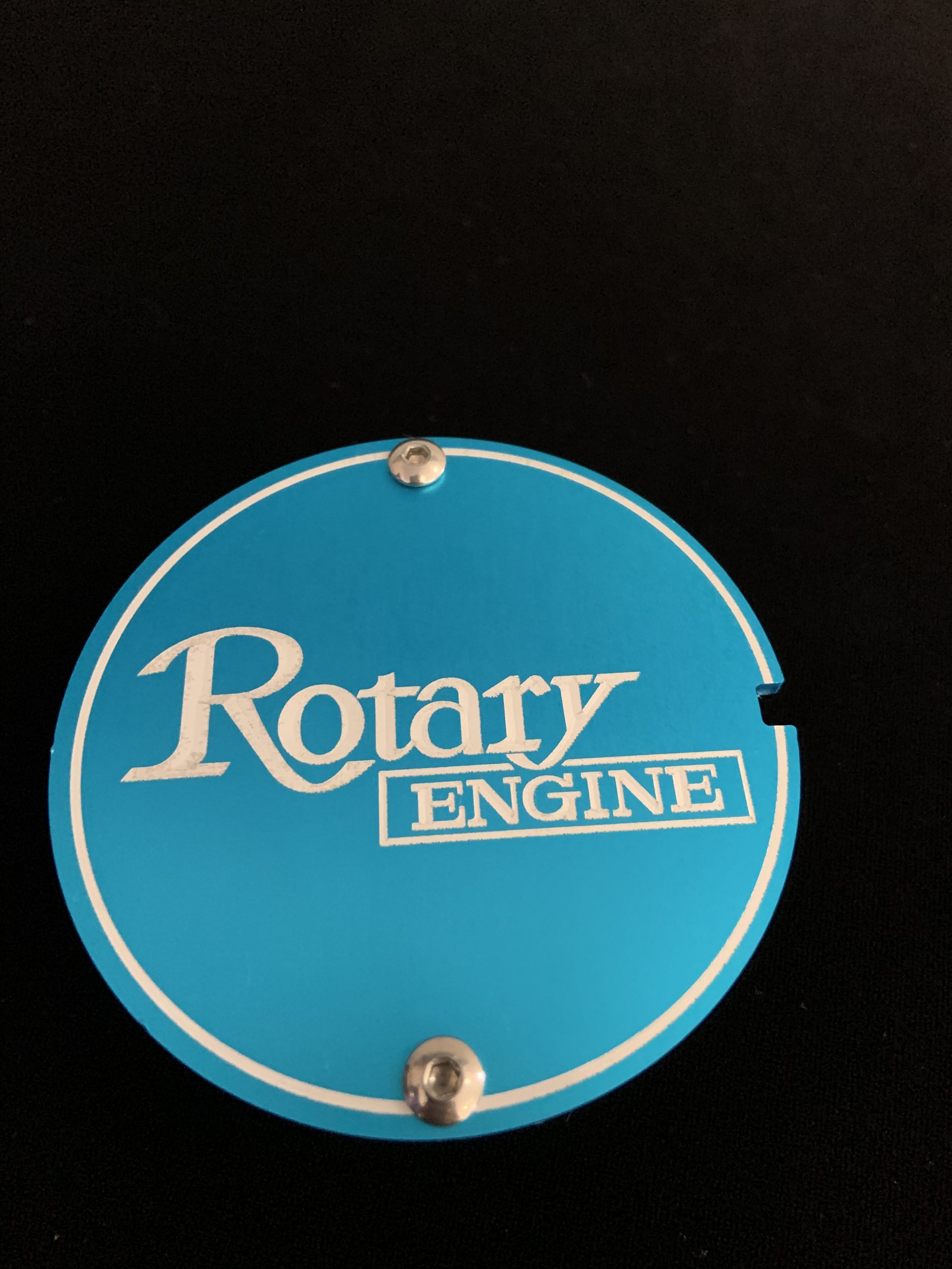 Aqua Blue Alloy CAS Cover - Rotary Engine