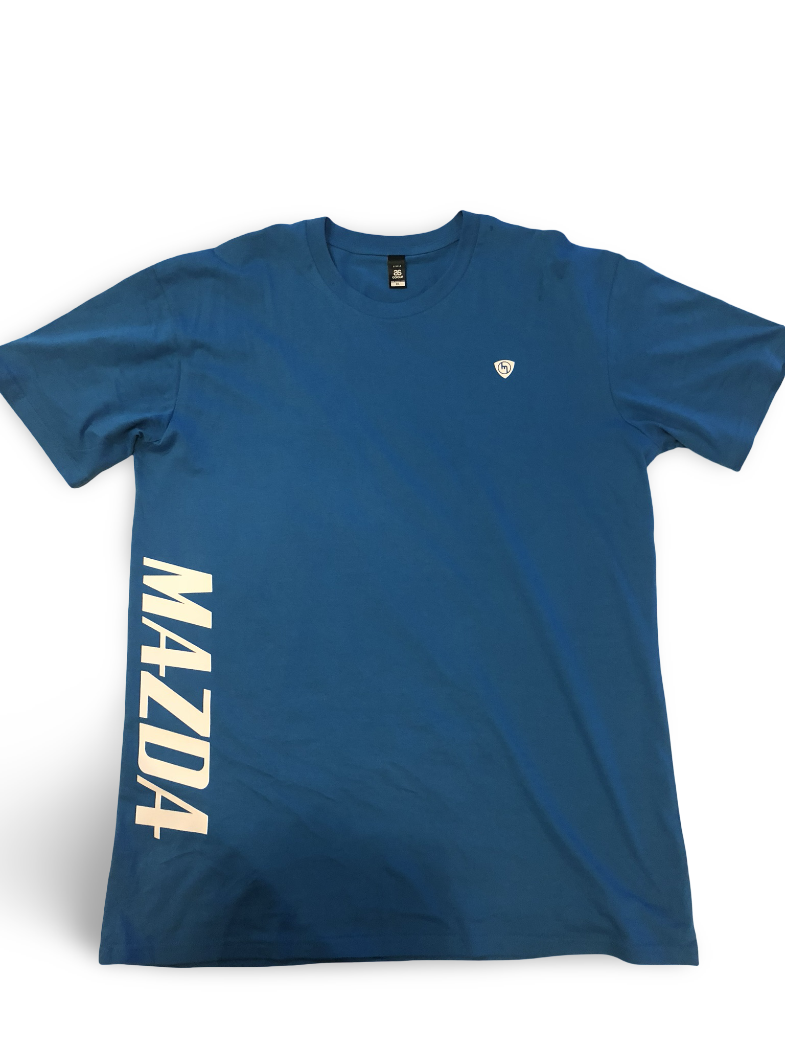 White M MAZDA - Blue Tee