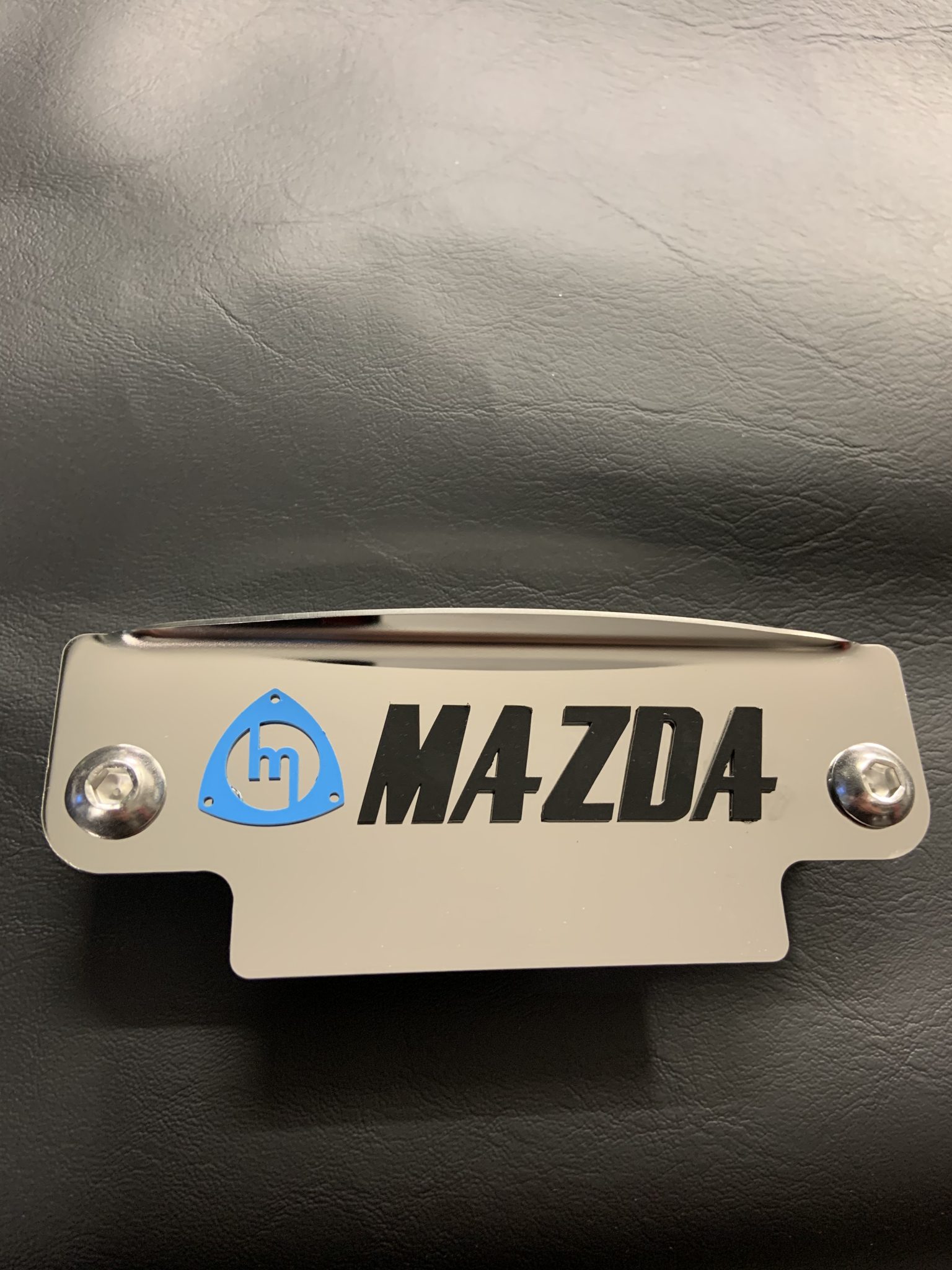 12a / 13b Polished Stainless Blue M Black Mazda