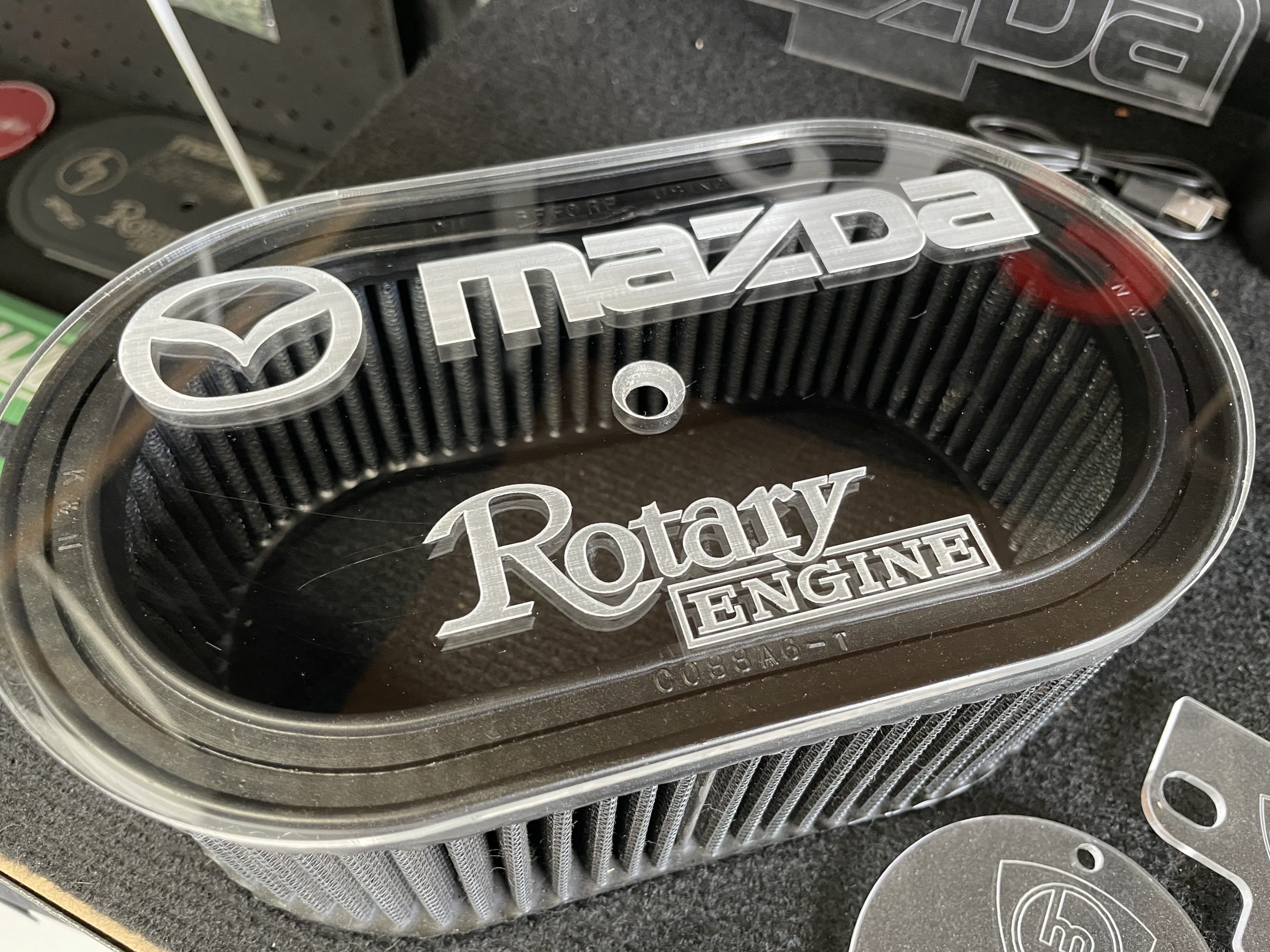 MAZDA Rotary Engine Clear IDA Lid
