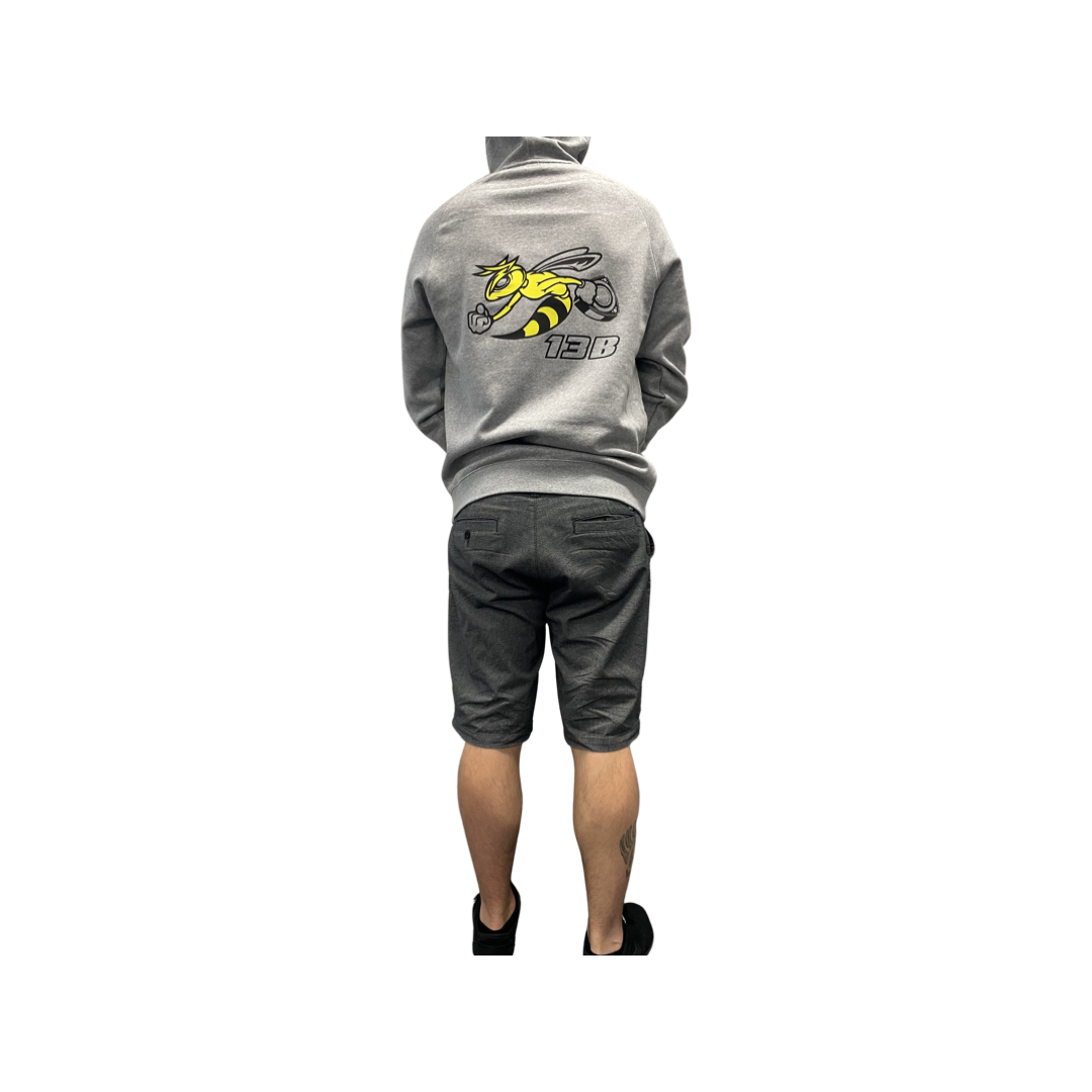 13BEE Grey Hoodie