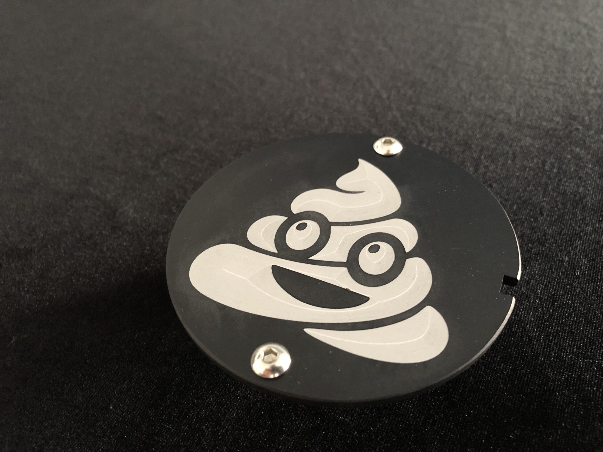 Black Alloy Cas - Emoji Poo