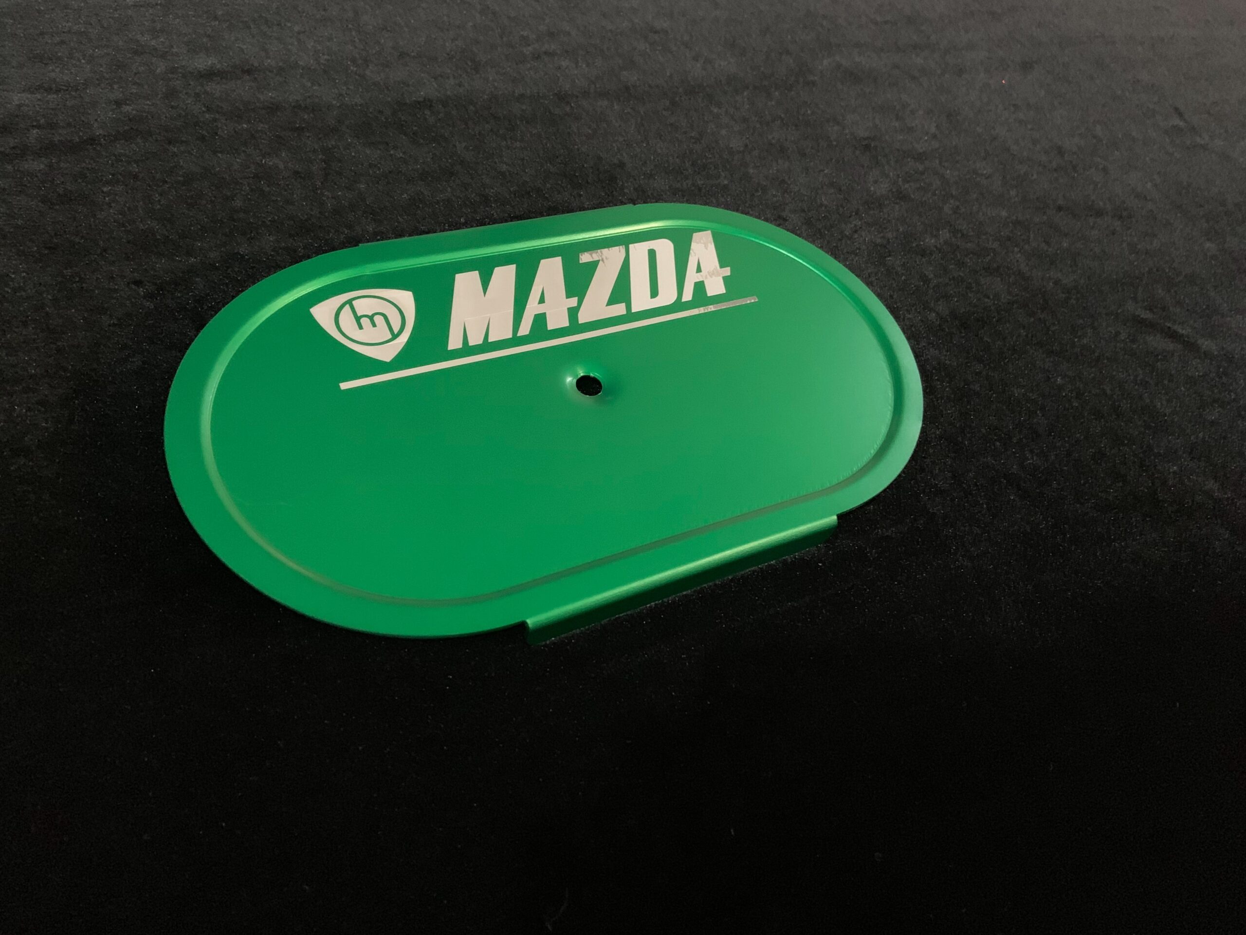 Green IDA Filter Lid — M MAZDA ENGRAVED