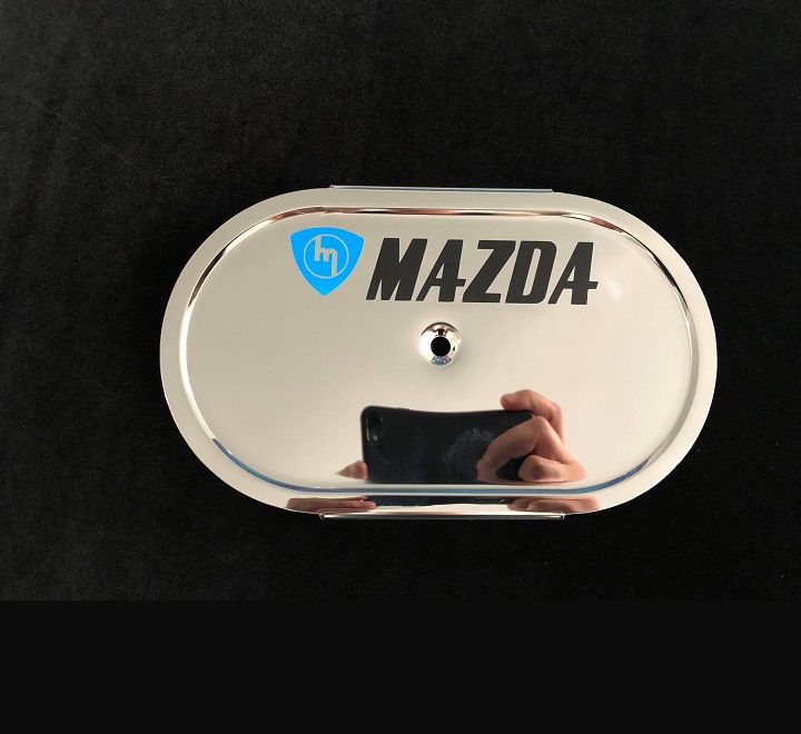Blue M Mazda Filter lid