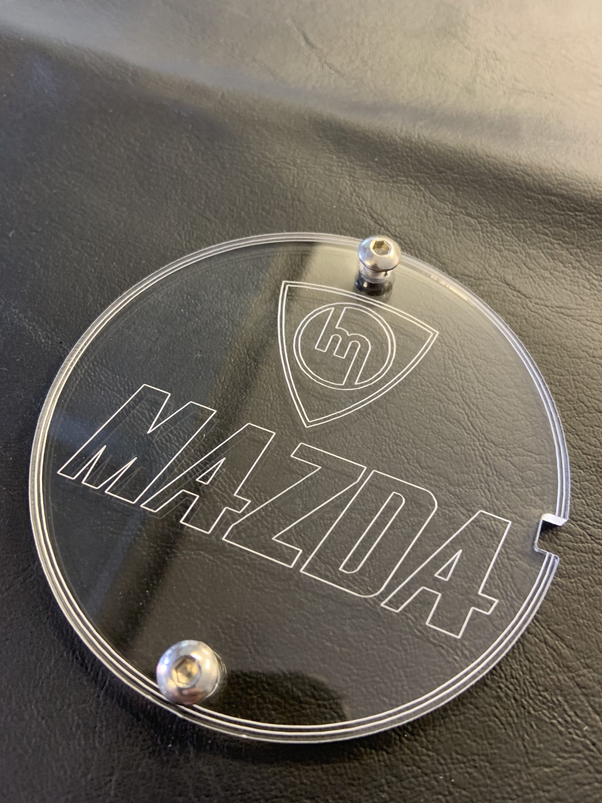 Clear CAS Cover - M MAZDA engraved