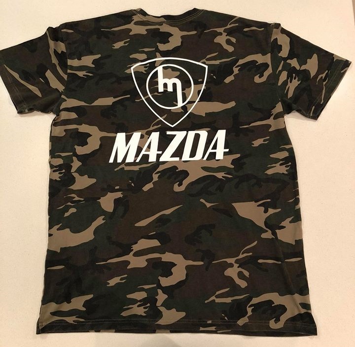 CAMO Tee - White Mazda