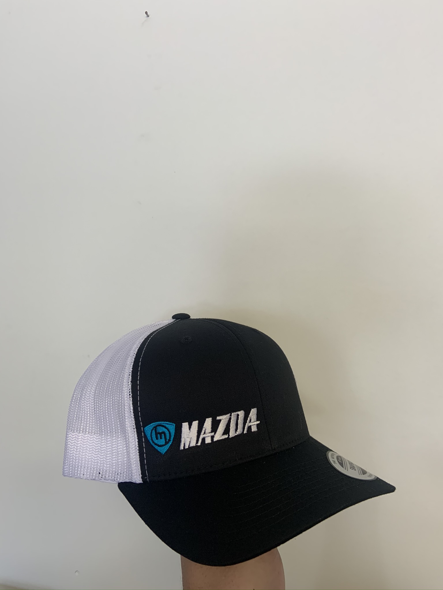 Black/White Trucker - Blue M