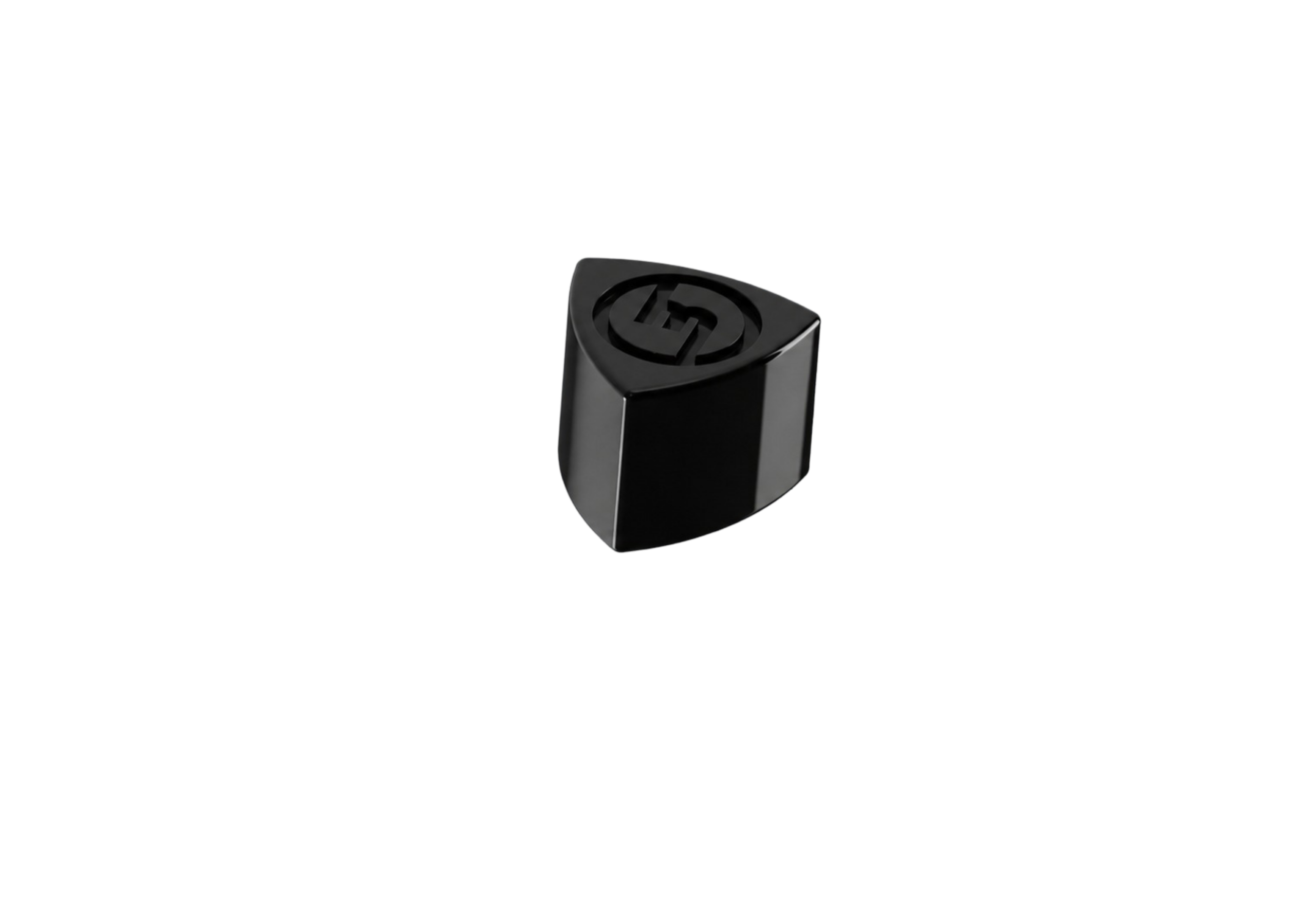 Black Rotor Valve Caps M logo