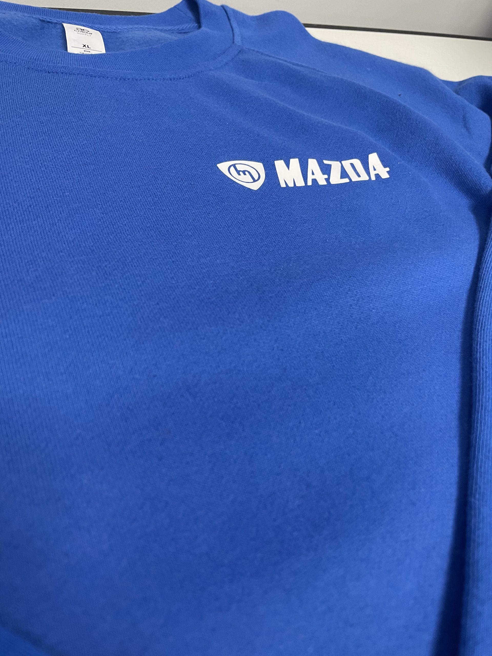 Blue Crew Sweatshirt - M MAZDA