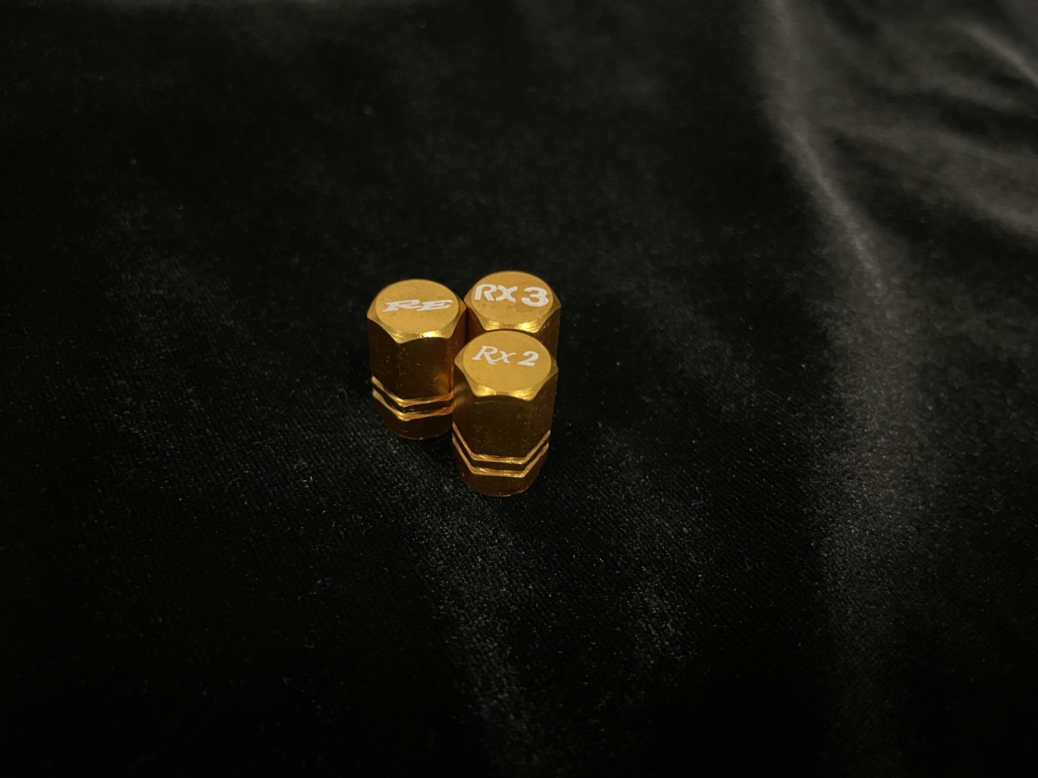 Gold Valve Caps Rx3 logo
