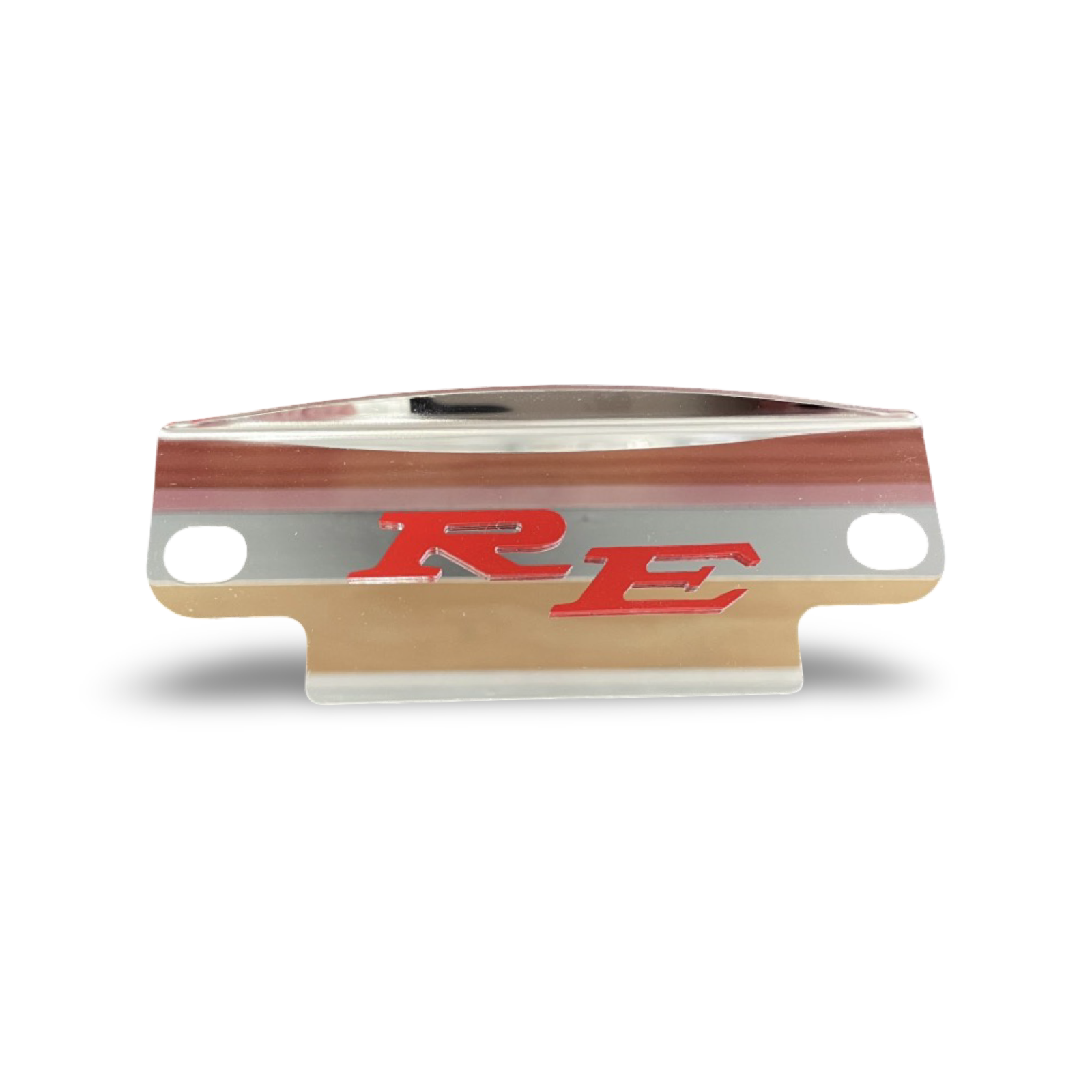 12a/13b 2 Bolt Polished Flywheel Cover - Red RE