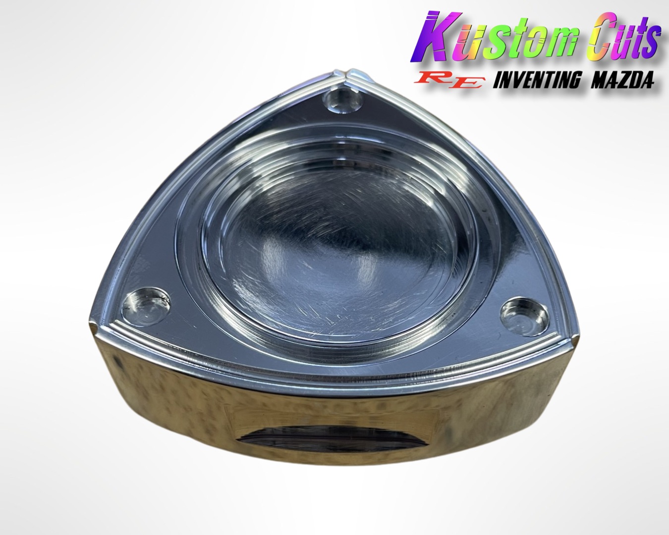 Polished Billet Rotor Oil Cap - BLANK