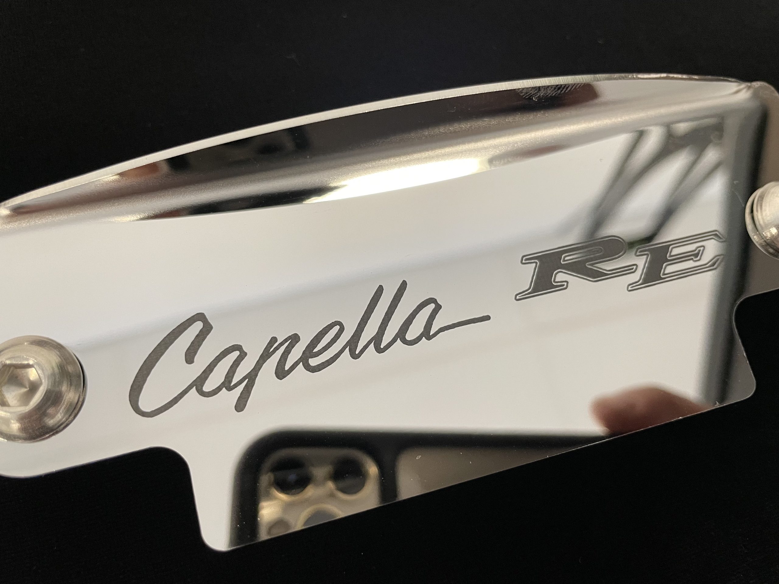 Capella RE 12a Flywheel Cover Polished