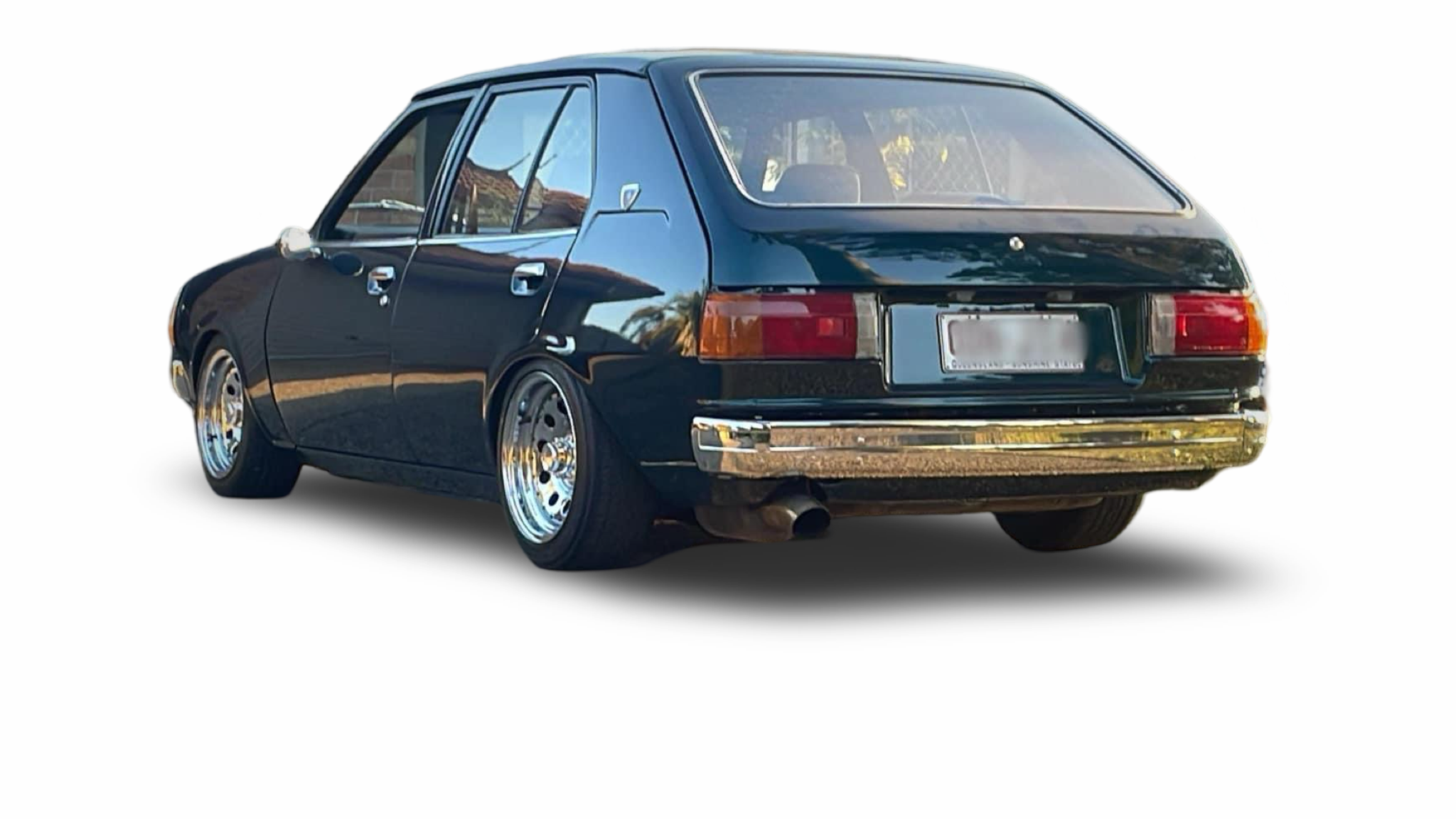 Mazda 323 Chrome Rear Bumper - Hatch