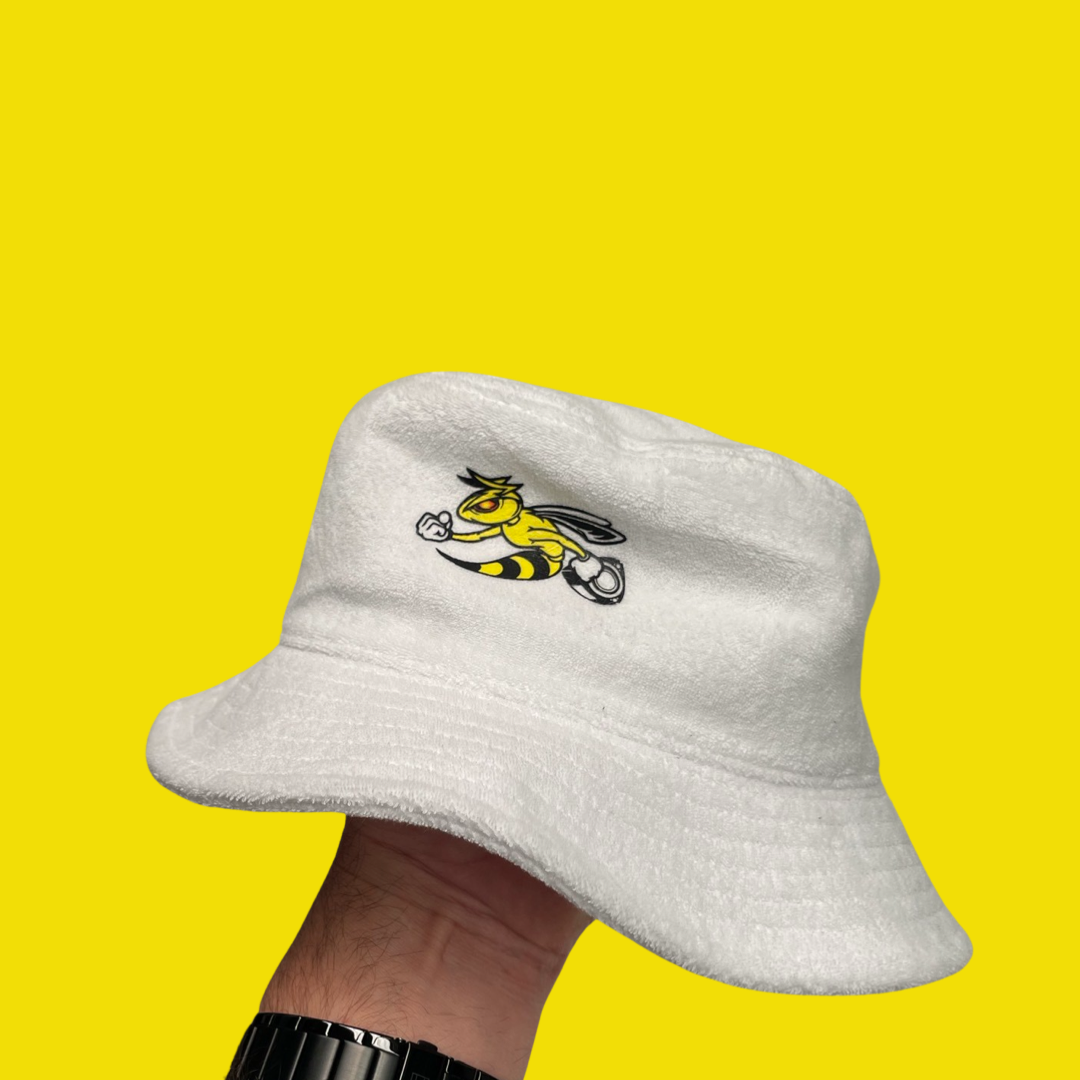 13Bee White Terry Hat
