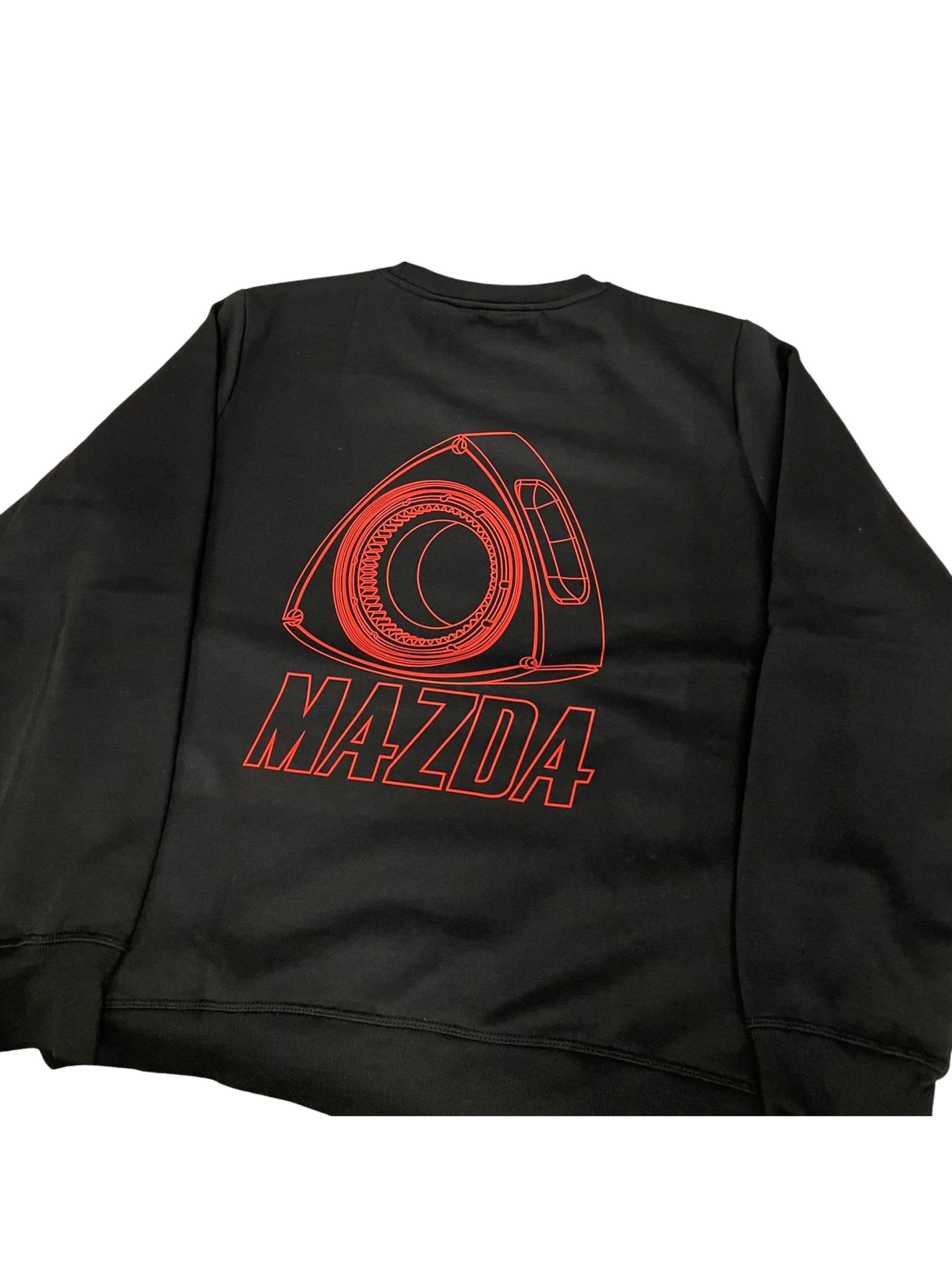 Black Longsleeve Jumper - Red MAZDA COG