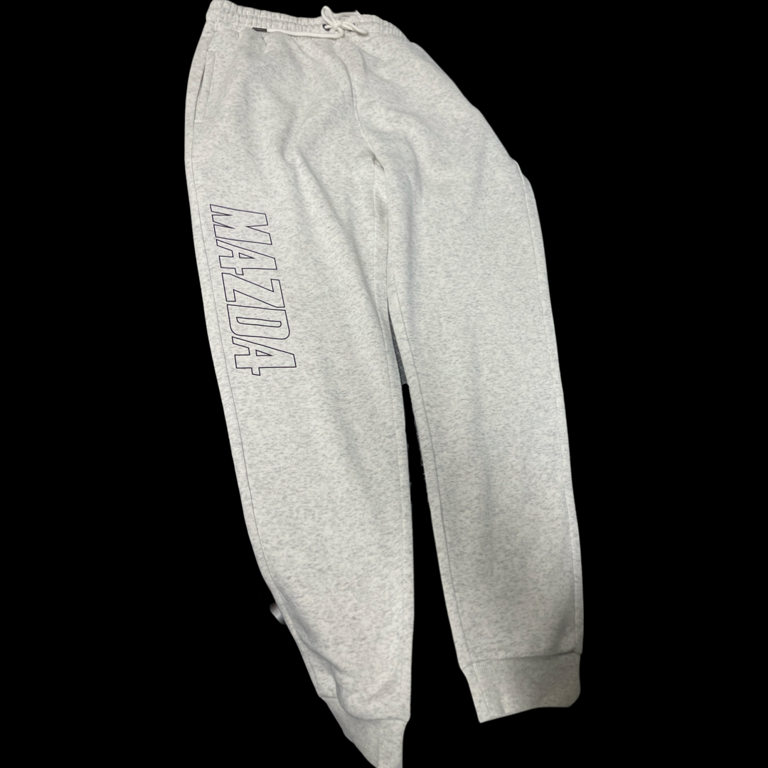 Grey Trackpants - Black MAZDA