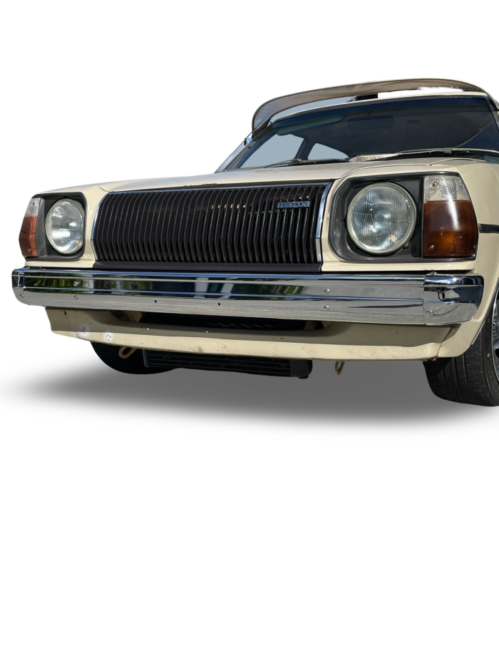 Mazda 323 Chrome Front Bumper - Wagon/Hatch