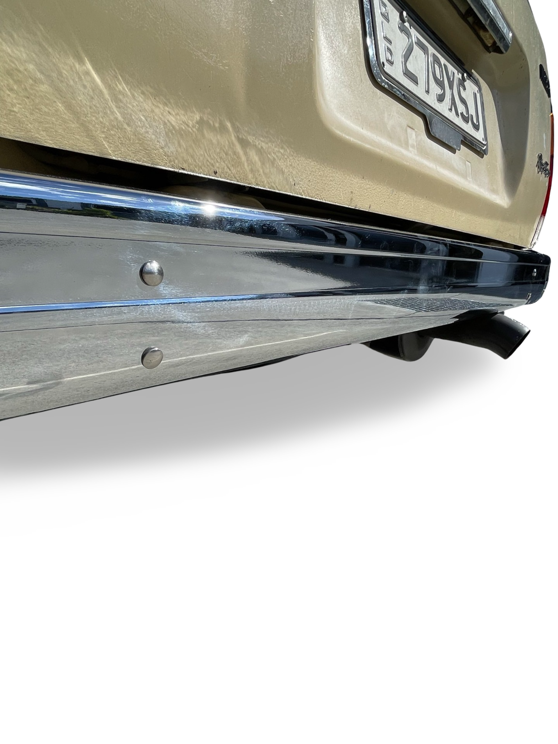 Mazda 323 Chrome REAR Bumper - Wagon