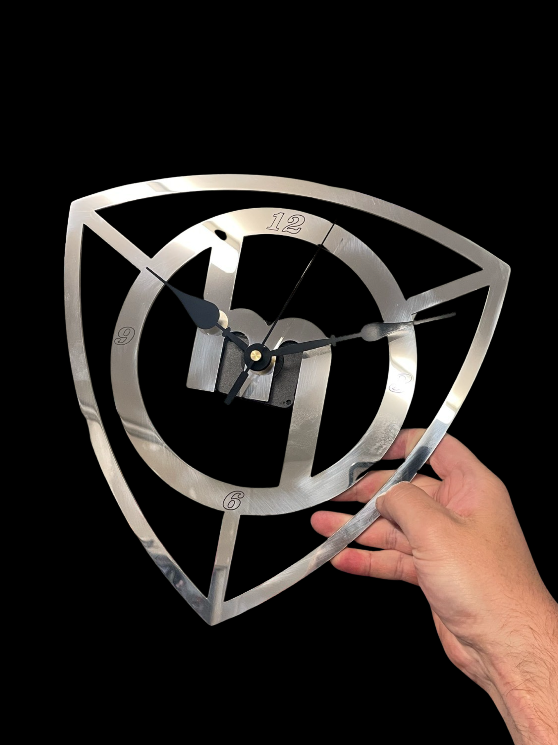 M Rotor Shape Clock