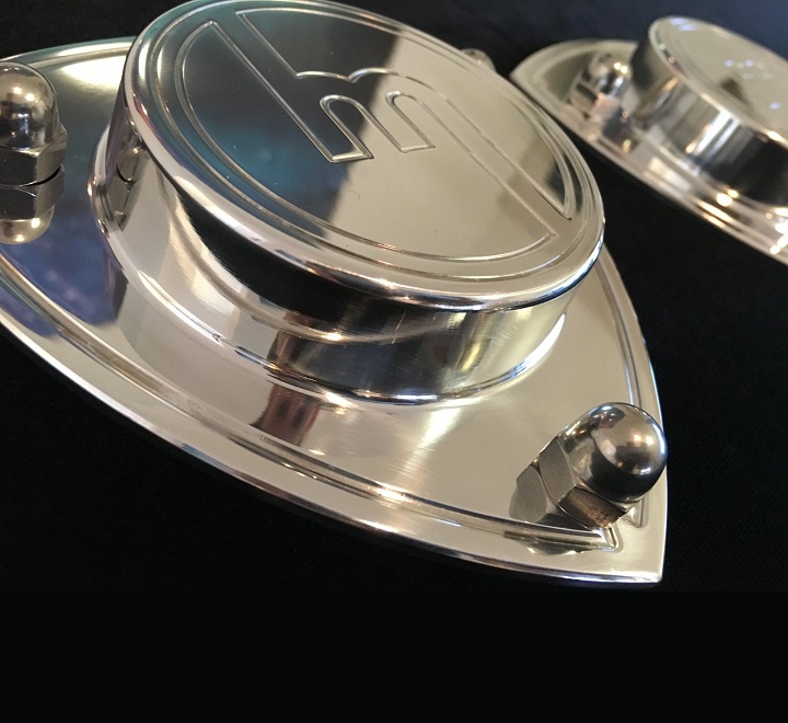 M Logo Billet Alloy R100/1300/1200/Rx2 Strut Tops