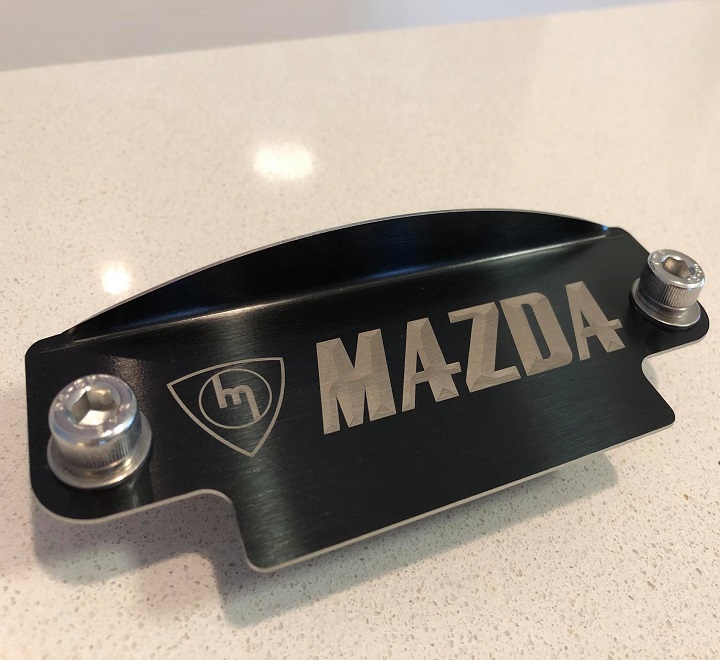 M MAZDA black plate 12a