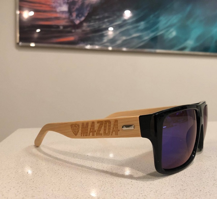 M Mazda Sunnies - Blue-Purple lenses