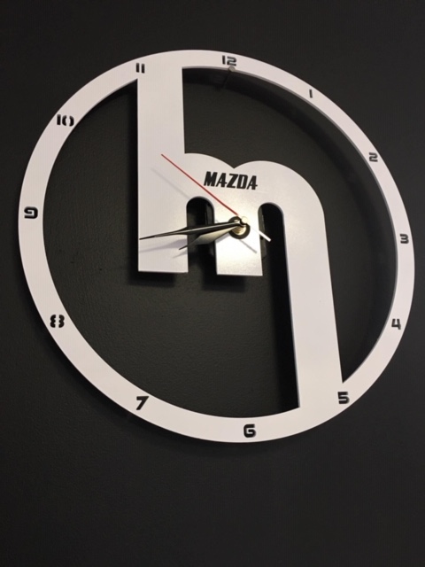 M White Clock