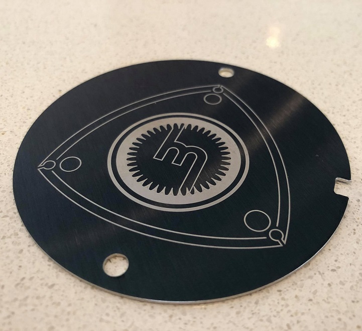 M inside rotor black cas