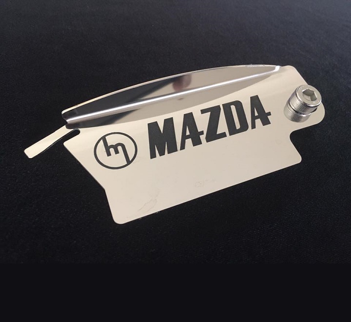 M mazda 13b plate Polished