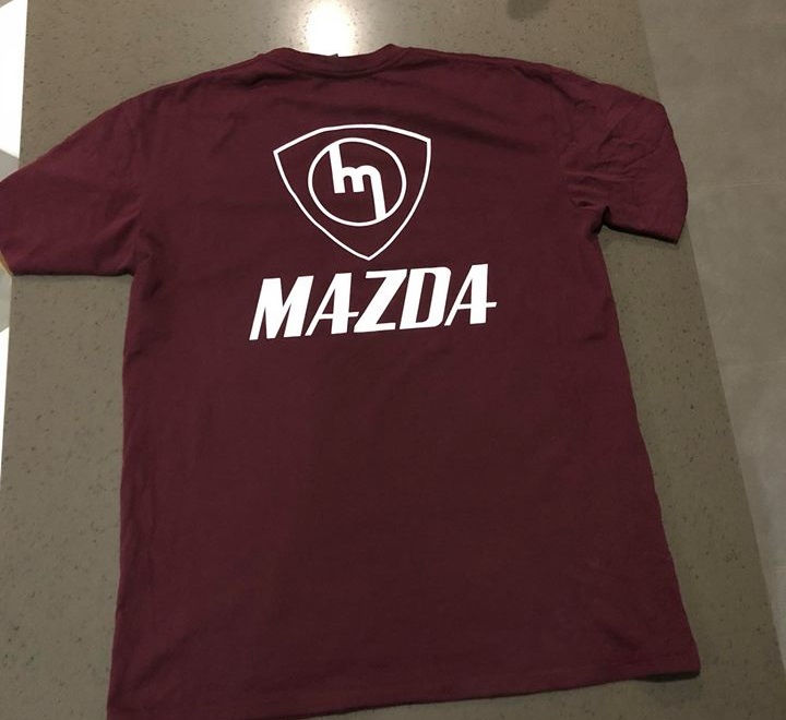 Maroon Mazda Tee