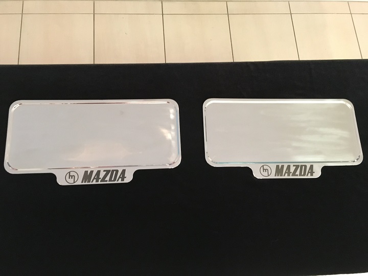 AUSTRALIA Historic Mazda License Plate Surround