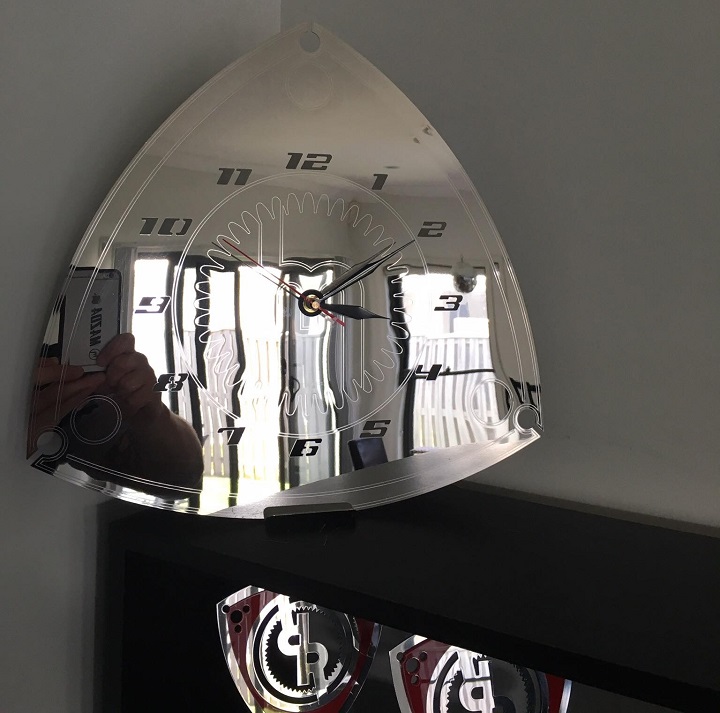 Polished Rotor Clock