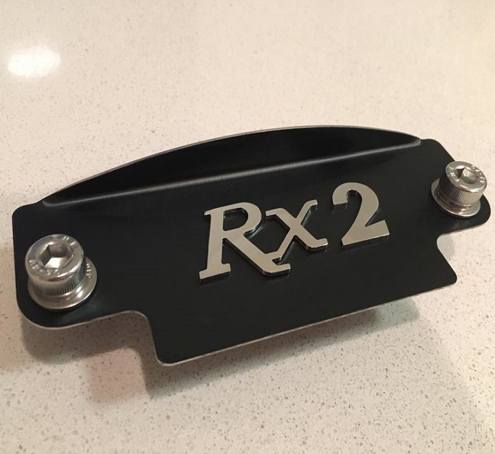 Polished Rx2 Black plate 12a cover