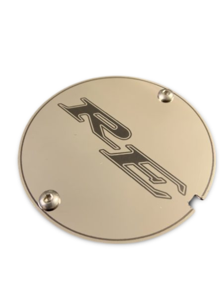 Polished Stainless CAS Cover - RE engraved
