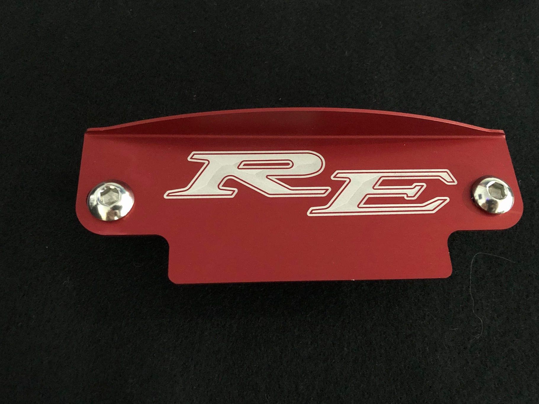 Red RE Flywheel Cover - 12a/13b