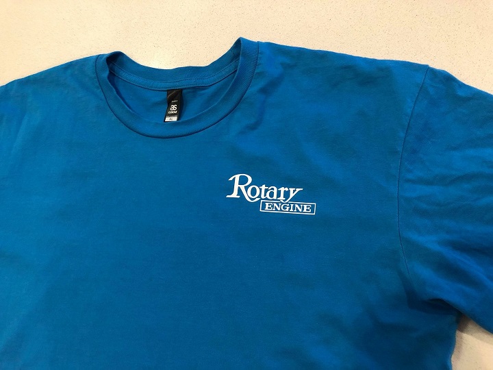 Rotary Engine - Blue Tee