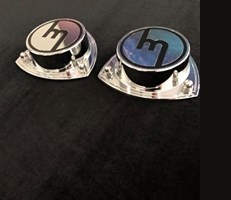 Rx3 Chrome Billet strut top Taller Black M