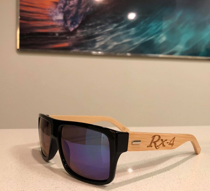 Rx4 Sunnies - Blue -Purple Lenses