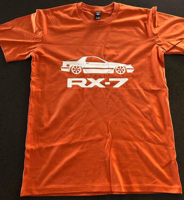 Rx7 FC Orange Tee
