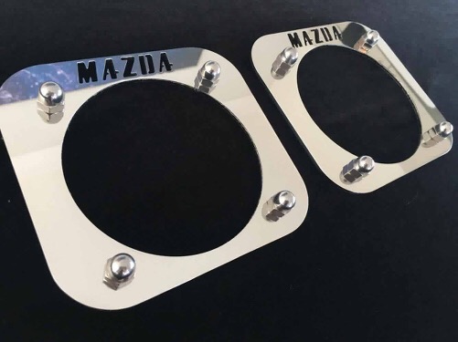 Rx7 Gen1 Strut Tops with MAZDA cut