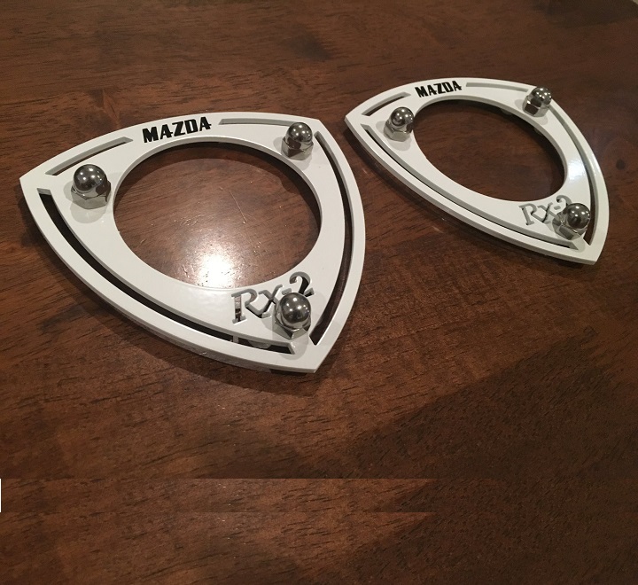 White Stainless Steel Rx2 Strut Tops Rx2 cut