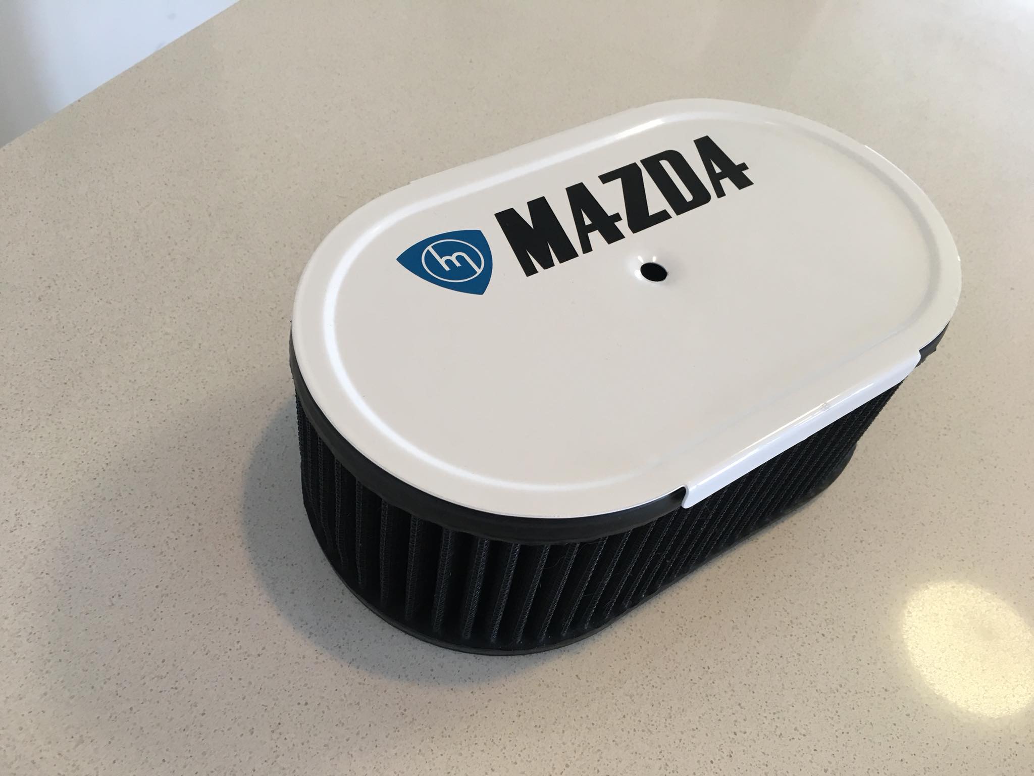 White Stainless filter lid