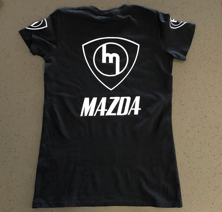 Womens - Rotary Engine - Black Tee