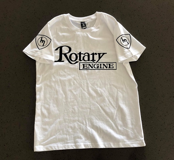 Womens - Rotary Engine - White Tee