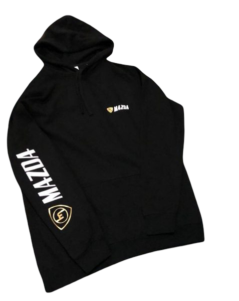 Gold M White Mazda - Black hoodie